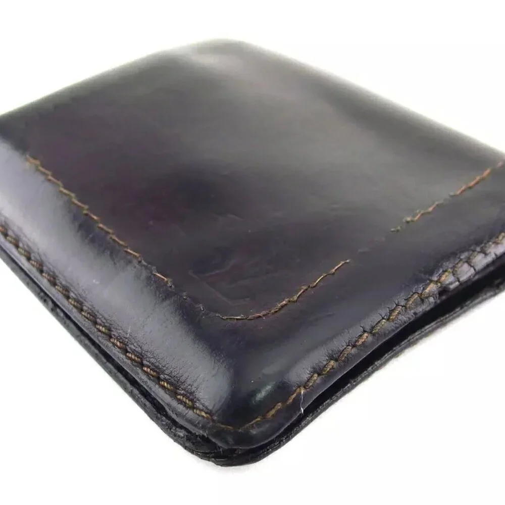 Louis Vuitton Two Folded Wallet Utah Uta Leather Authentic Used T19733 - Picture 8 of 10